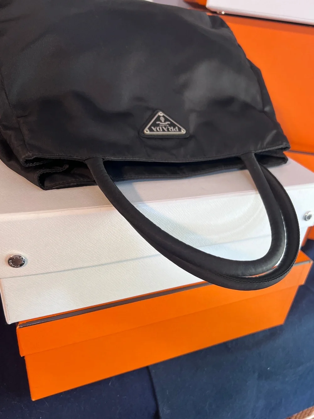 Prada! Absolutely like NEW CONDITION! . Silver hardware! Open to offers always! - Picture 9 of 11